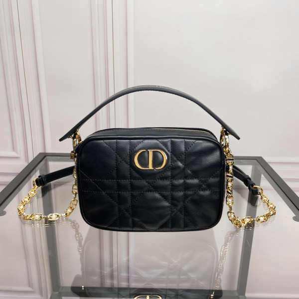 small D*or caro top handle camera bag-19*13*4.5cm