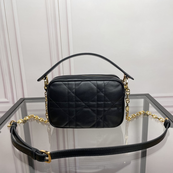 small D*or caro top handle camera bag-19*13*4.5cm