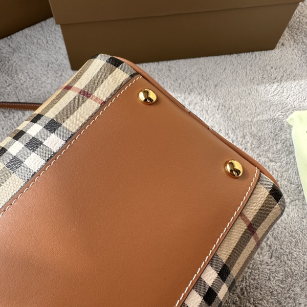 B**rry medium check bowling bag-30*15*21cm
