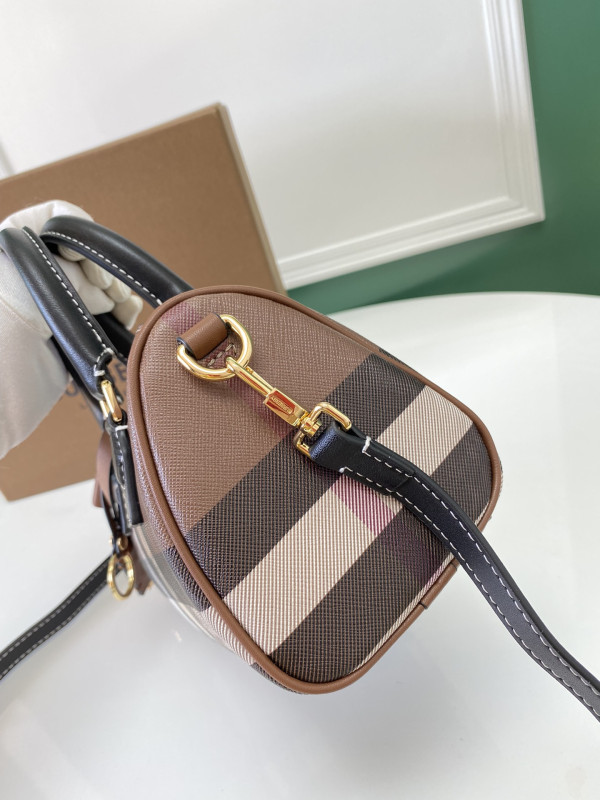 B**rry mini check bowling bag-18.5*11*12cm