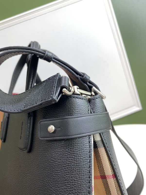 B**rry check bowling bag-26*12*19cm