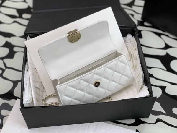 CL FLAP BAG WITH TOP HANDLE-18CM