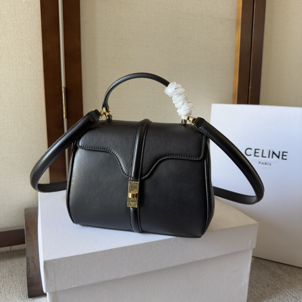 Ce**e mini 16 in satinated calfskin-18.5*15.5*9cm