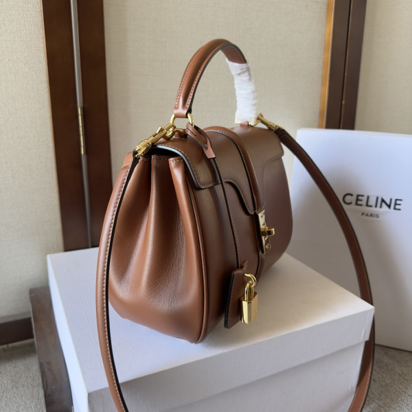 Ce**e 16 in satinated calfskin-23*19*10.5cm