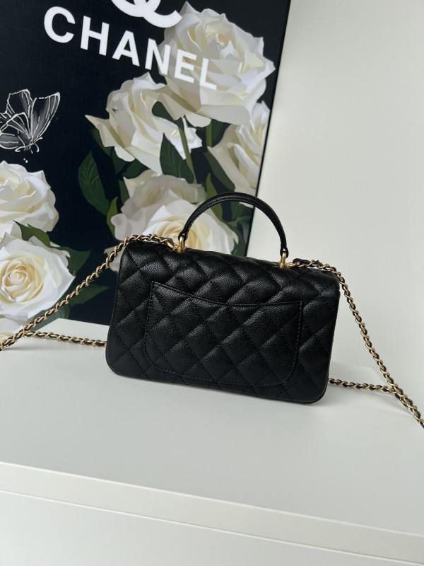 CL FLAP BAG WITH TOP HANDLE-20*12*6cm