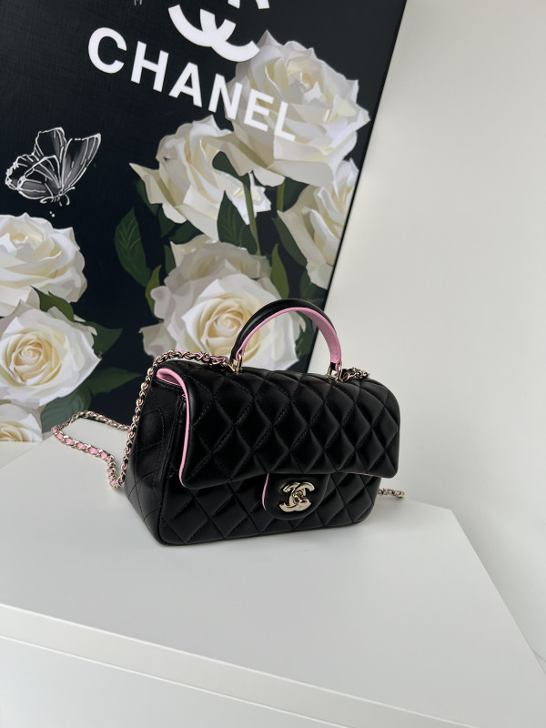 CL FLAP BAG WITH TOP HANDLE-20*12*6cm