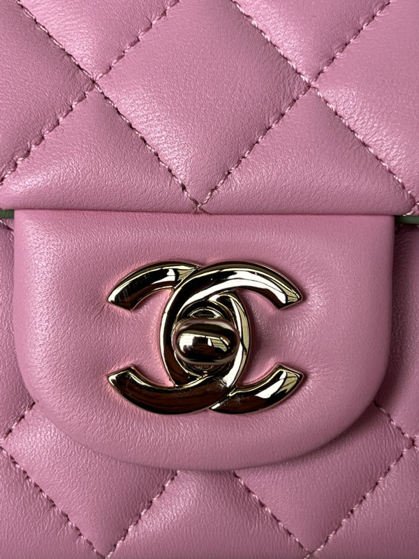CL FLAP BAG WITH TOP HANDLE-20*12*6cm