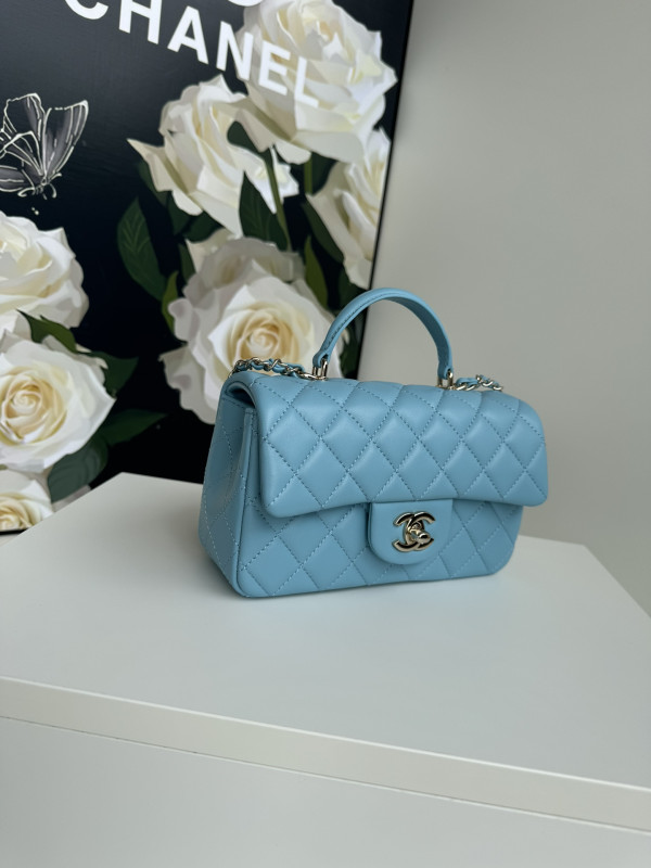 CL FLAP BAG WITH TOP HANDLE-20*12*6cm