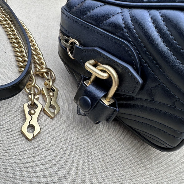 G*u*i marmont small top handle bag