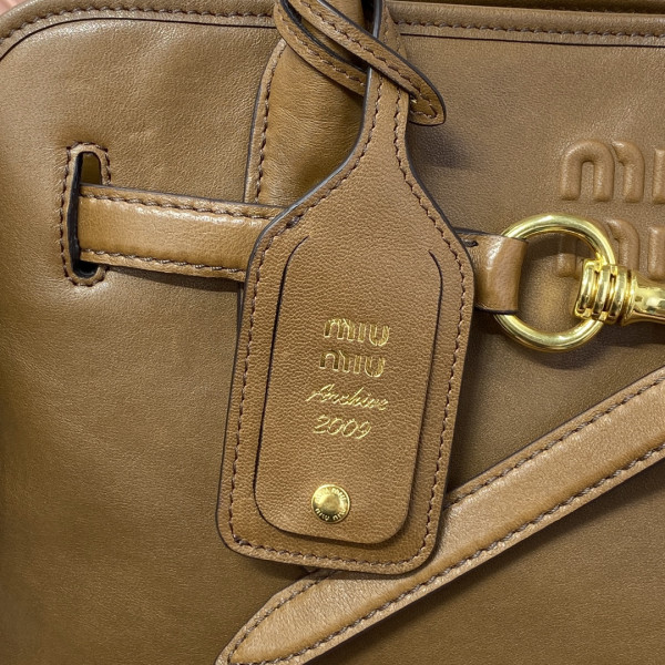 MIUMIU Aventure nappa leather bag