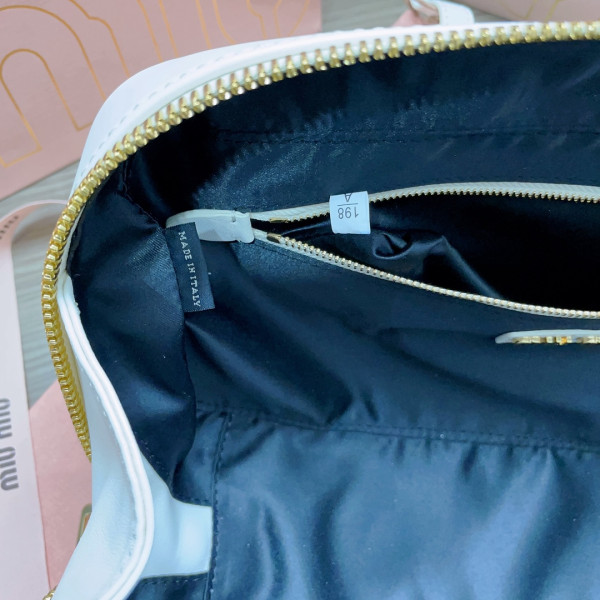 MIUMIU Arcadie matelassé nappa leather bag-XS/S/M