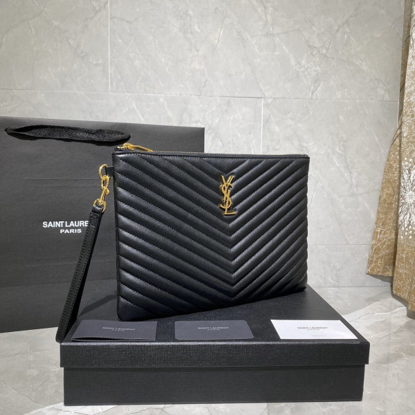 YSL MONOGRAM CLUTCH